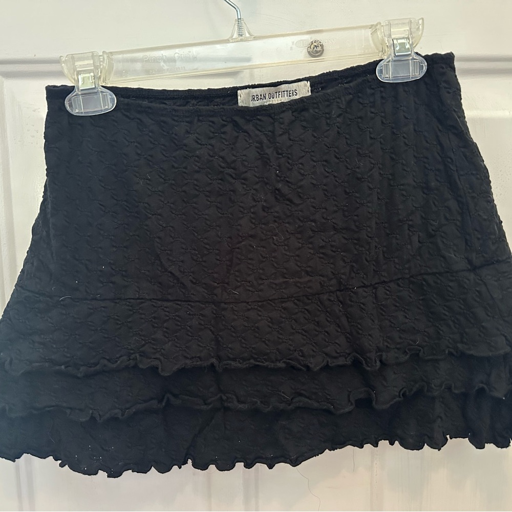 Urban Outfitters Black Bubble Mini Skirt